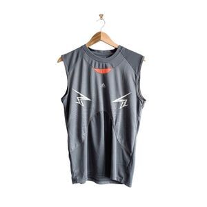 Adidas Mens CLIMACool Athletic Performance Tank Top Gray Size Large
